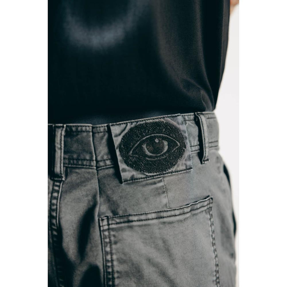 No Grey Area Grey Twill Cargo Pants