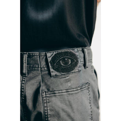 No Grey Area Grey Twill Cargo Pants