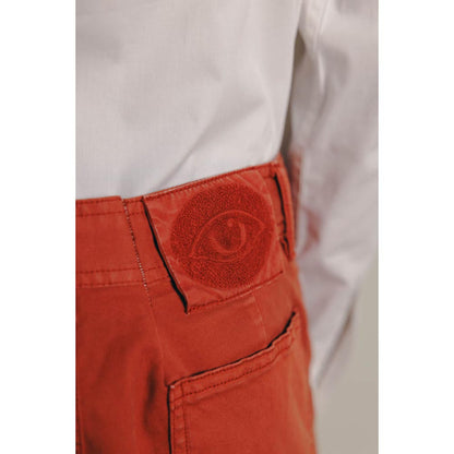 No Grey Area Orange Twill Cargo Pants