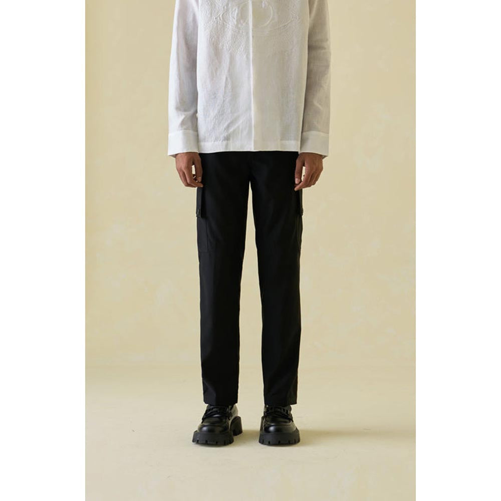No Grey Area Black Suiting Cargo