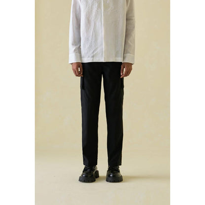 No Grey Area Black Suiting Cargo