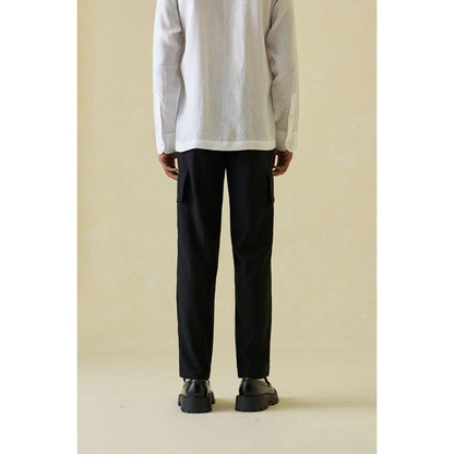 No Grey Area Black Suiting Cargo