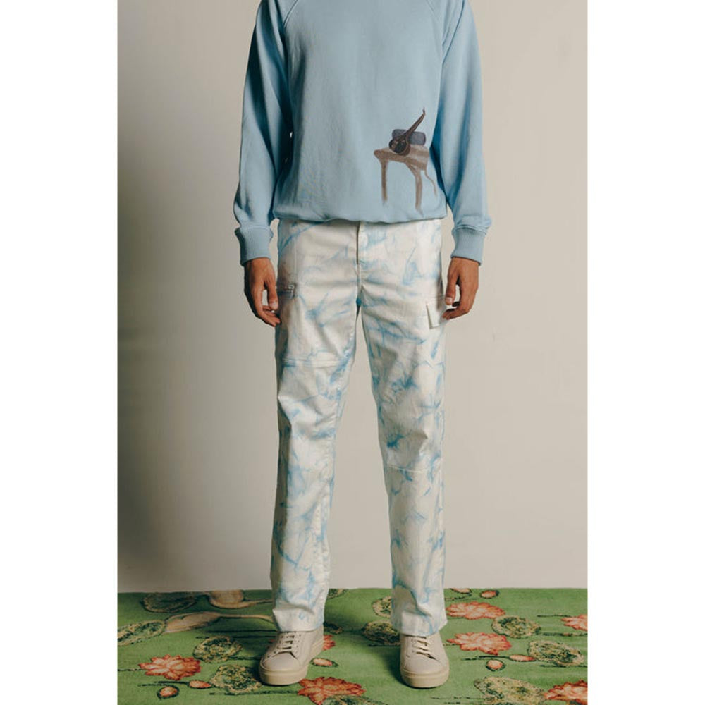 No Grey Area White Straight Leg Cargo