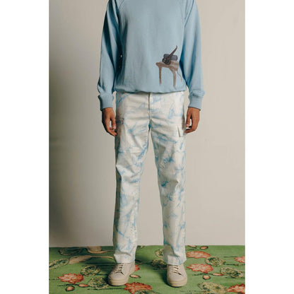 No Grey Area White Straight Leg Cargo