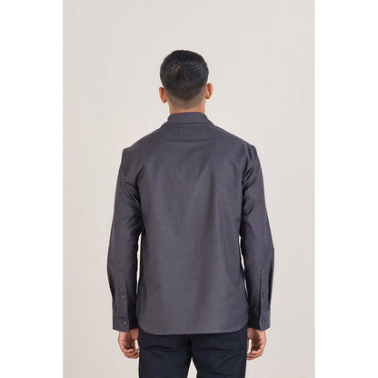 No Grey Area Grey Deco Wave Shirt