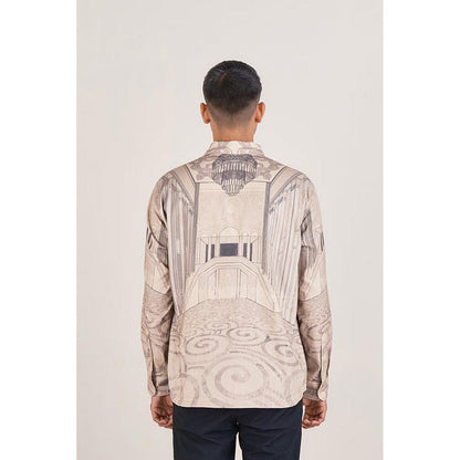 No Grey Area Beige Deco Gallery Shirt