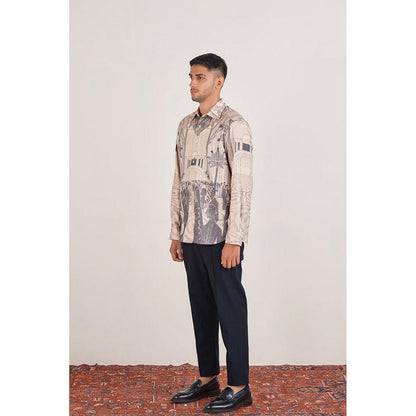 No Grey Area Beige Deco Gallery Shirt
