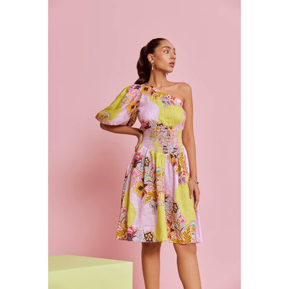 NOIB Sierra Knee Length - Floral Vine