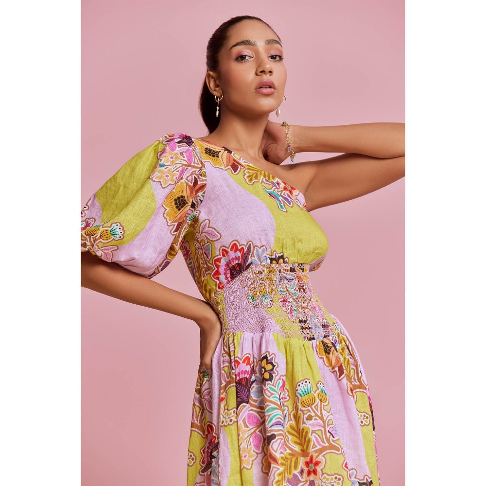 NOIB Sierra Knee Length - Floral Vine