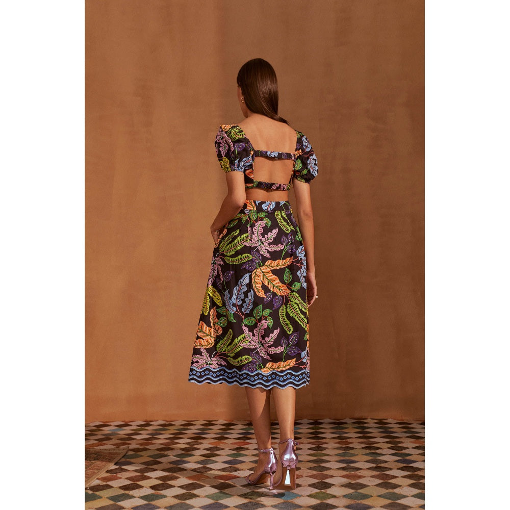NOIB Zoe Top and Skirt - Running Leaf (Set of 2)