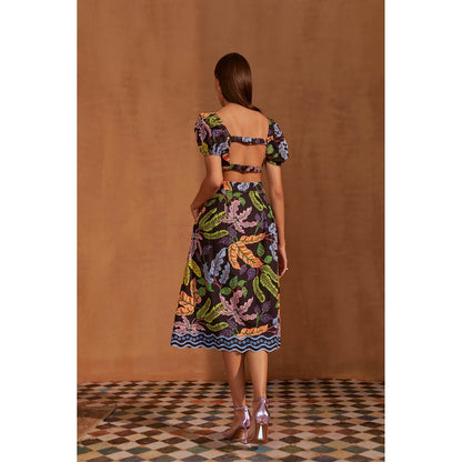 NOIB Zoe Top and Skirt - Running Leaf (Set of 2)