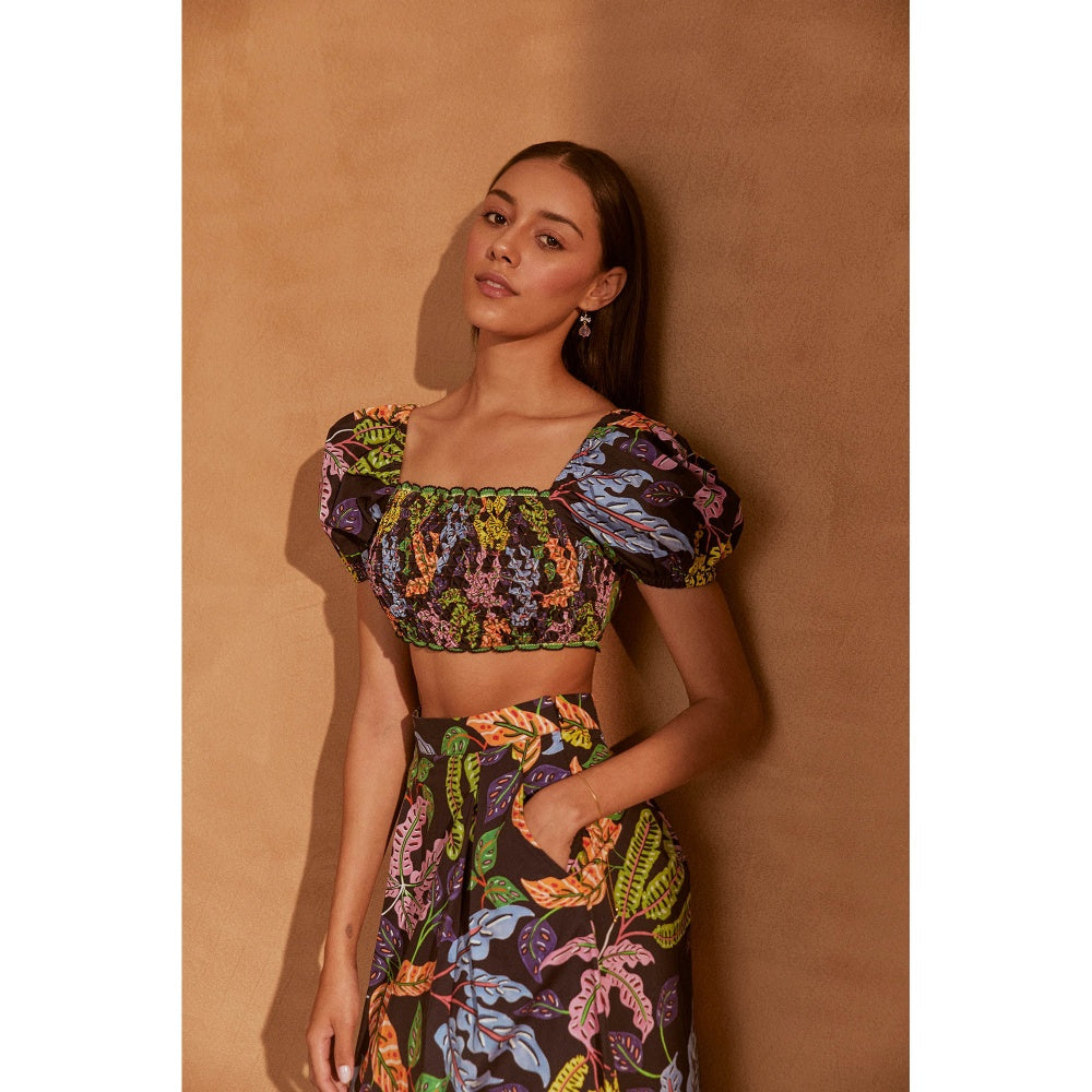 NOIB Zoe Top and Skirt - Running Leaf (Set of 2)