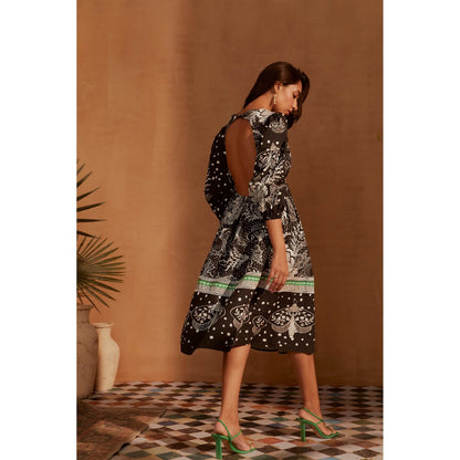 NOIB Eva Midi Butterfly Effect Dress