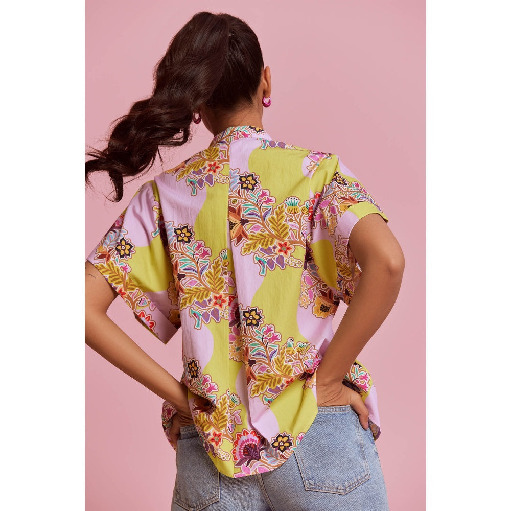 NOIB Margot Shirt Floral Vine