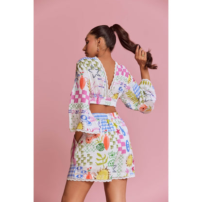 NOIB Mia Celeste Co-Ord (Set of 2)