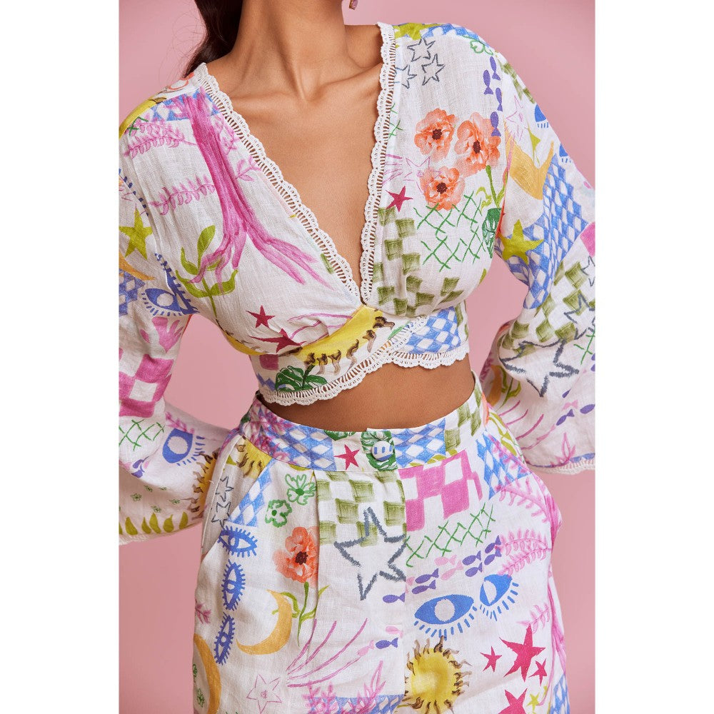 NOIB Mia Celeste Co-Ord (Set of 2)