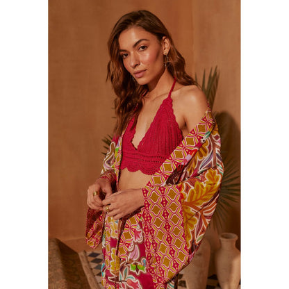 NOIB Thea Kaftan Into The Wild with Belt (Set of 2)