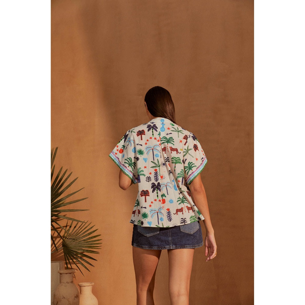NOIB Margot Shirt Tropical Party