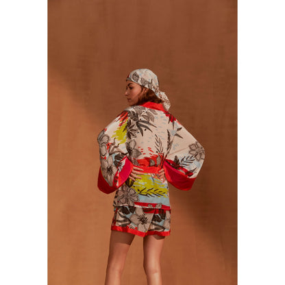 NOIB Beach Splash Thea Kimono Shorts