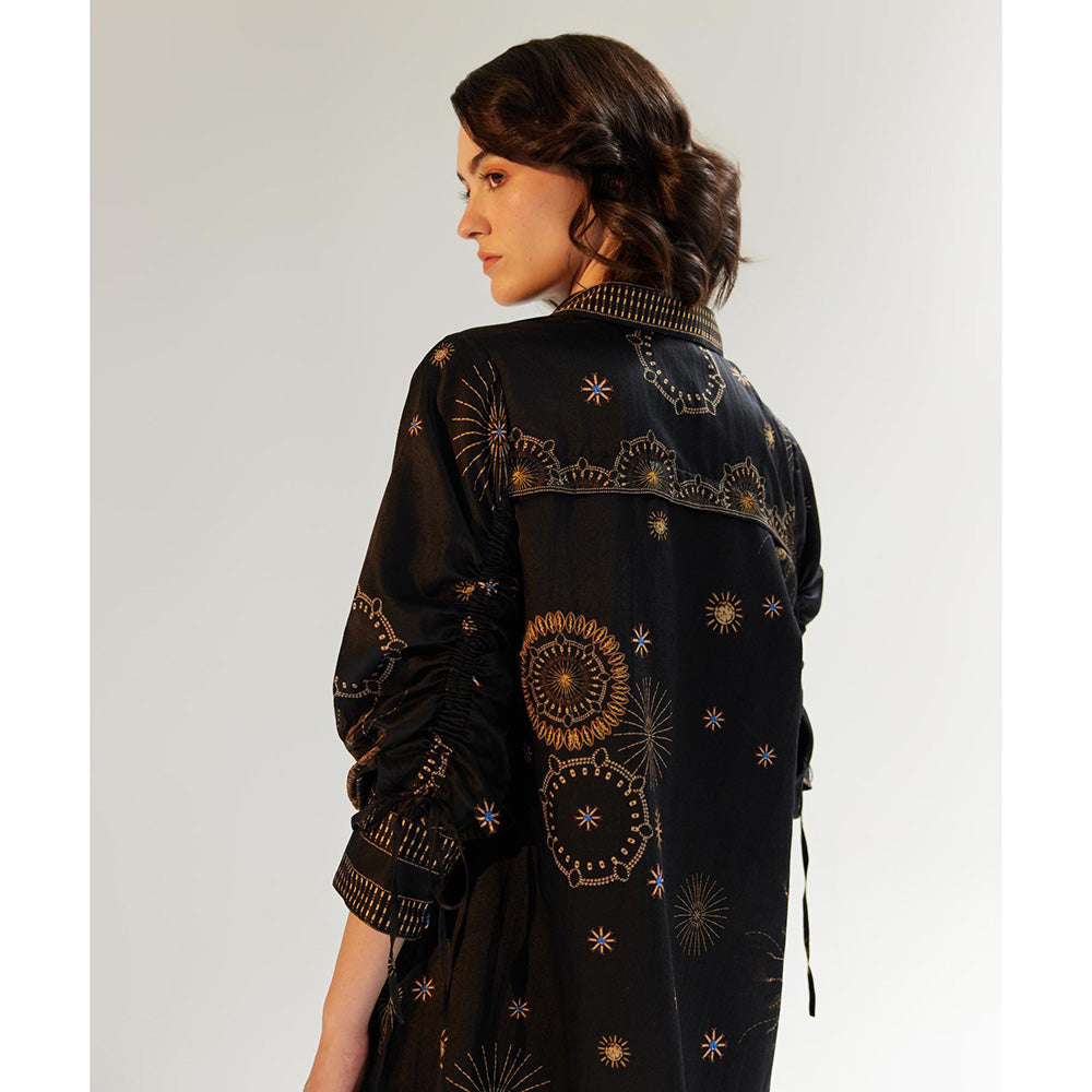 NOIB Thais Mini Starstruck Black Mini Dress