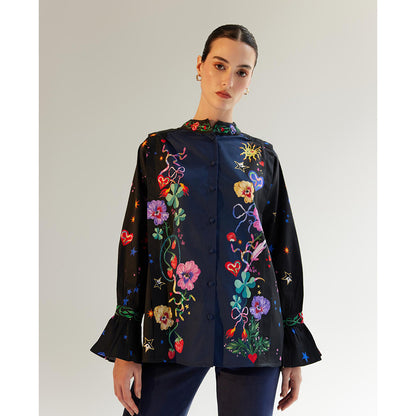 NOIB Vega Garden Of Eden Printed Shirt