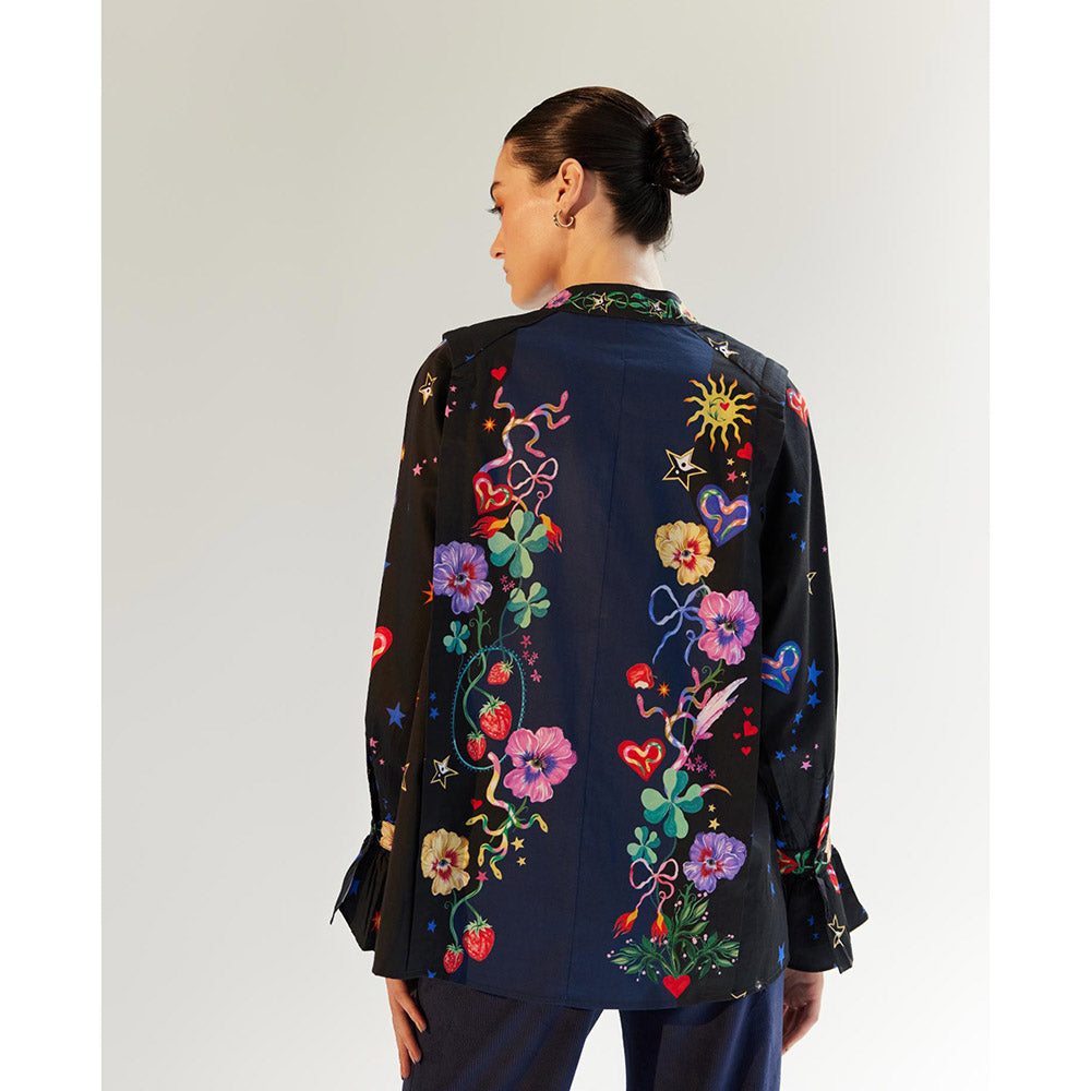 NOIB Vega Garden Of Eden Printed Shirt