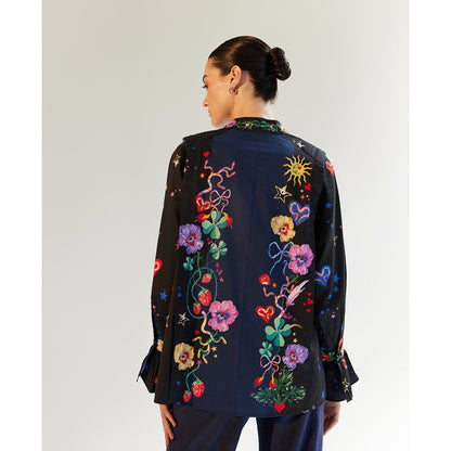 NOIB Vega Garden Of Eden Printed Shirt