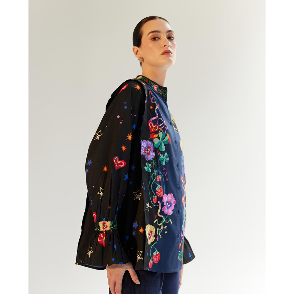 NOIB Vega Garden Of Eden Printed Shirt
