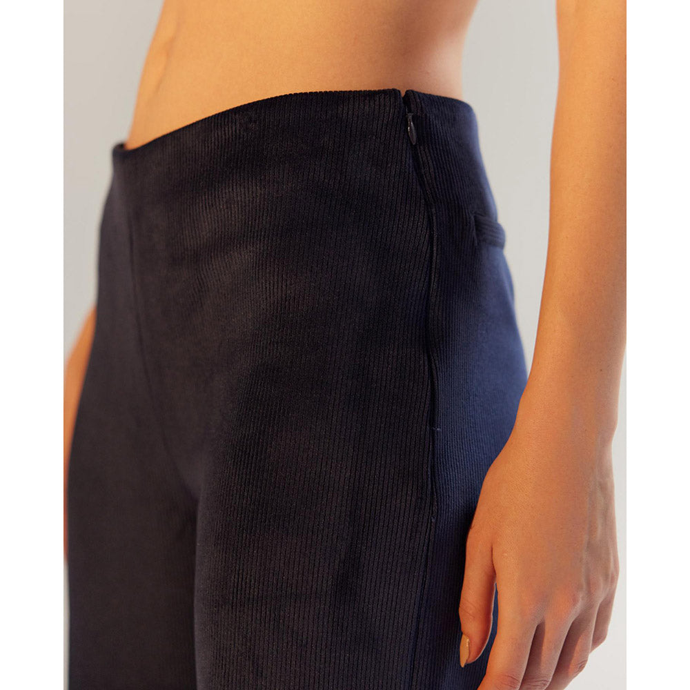 NOIB Navy Blue Vega Solid Pant
