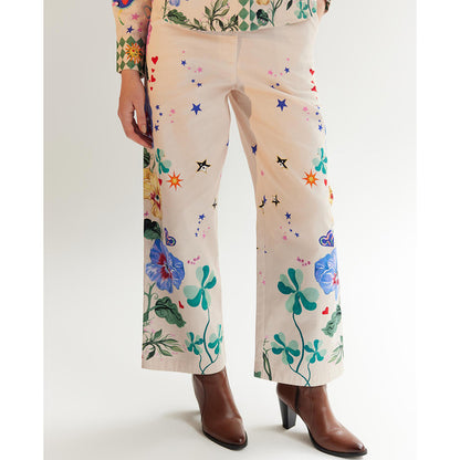 NOIB Celia Garden Of Eden Printed Pant