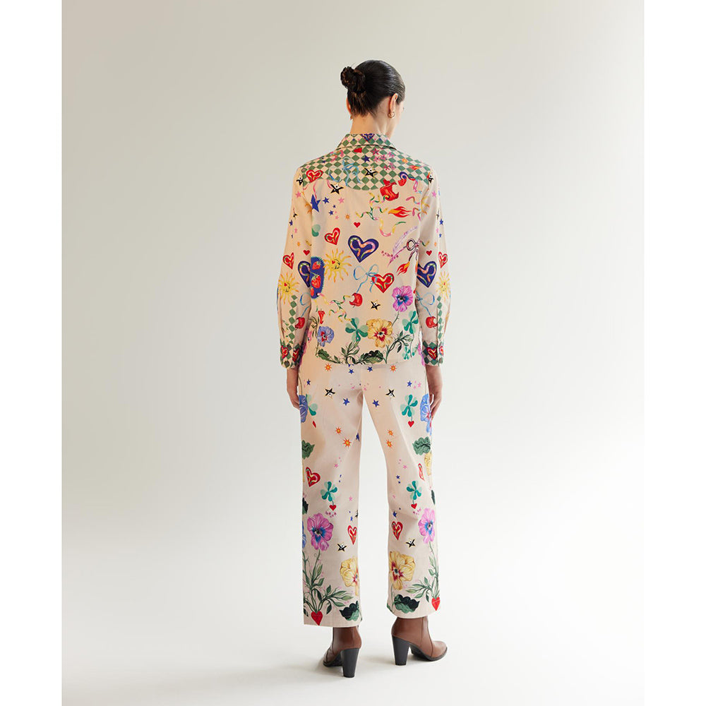 NOIB Celia Garden Of Eden Printed Pant