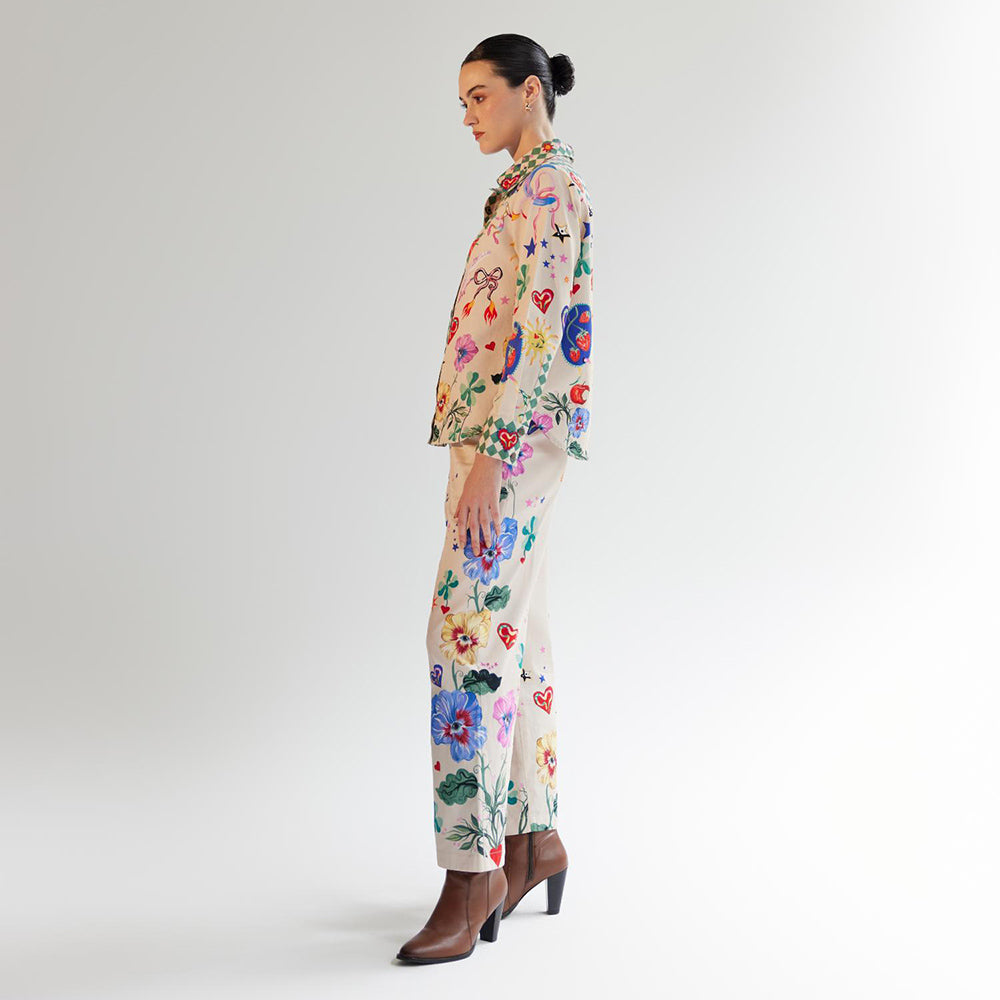 NOIB Celia Garden Of Eden Printed Pant