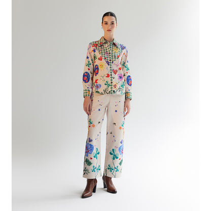NOIB Celia Garden Of Eden Printed Pant