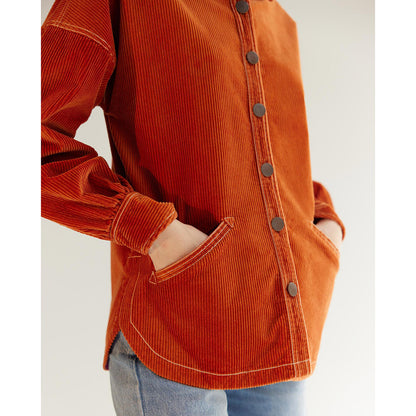NOIB Xena Overshirt Amber Solid Shirt