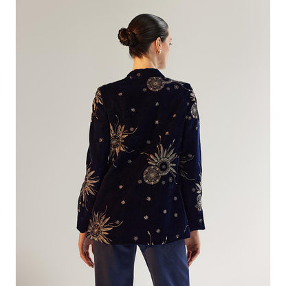 NOIB Valeria Navy Blue Jacket- Starstruck