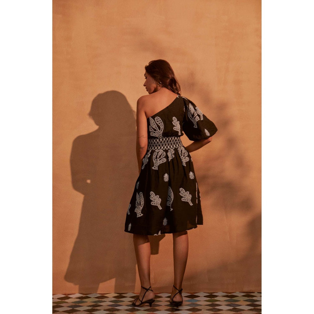 NOIB Sierra Midi Dress- Black