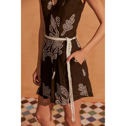 NOIB Black Eleni Playsuit with Belt (Set of 2)
