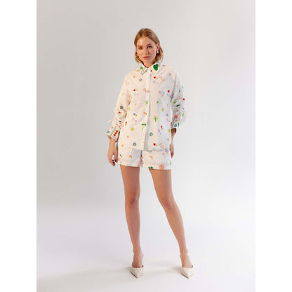 NOIB Mia Shorts - White