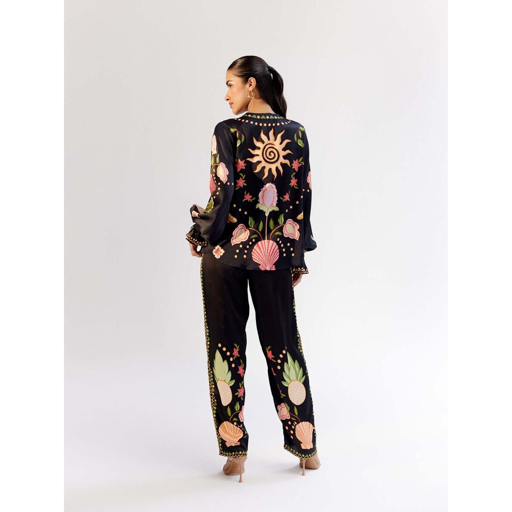 NOIB Ilia Pant - Seashell -Black
