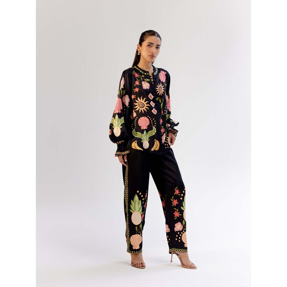 NOIB Ilia Pant - Seashell -Black