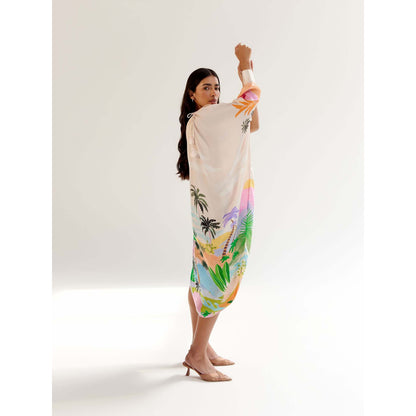 NOIB Alaya Midi Dress - By The Sea