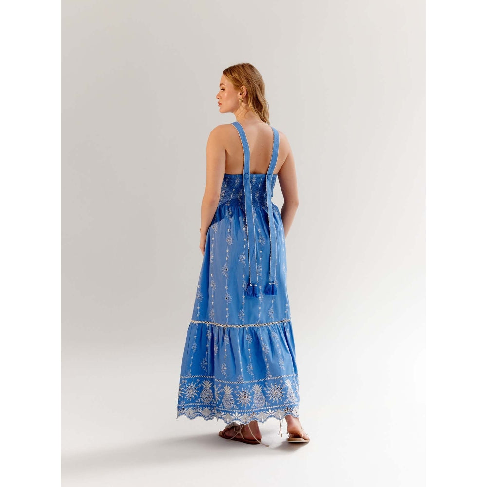 NOIB Aida Maxi Dress - Blue