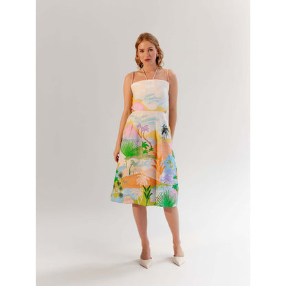 NOIB Ariel Midi Dress - By The Sea