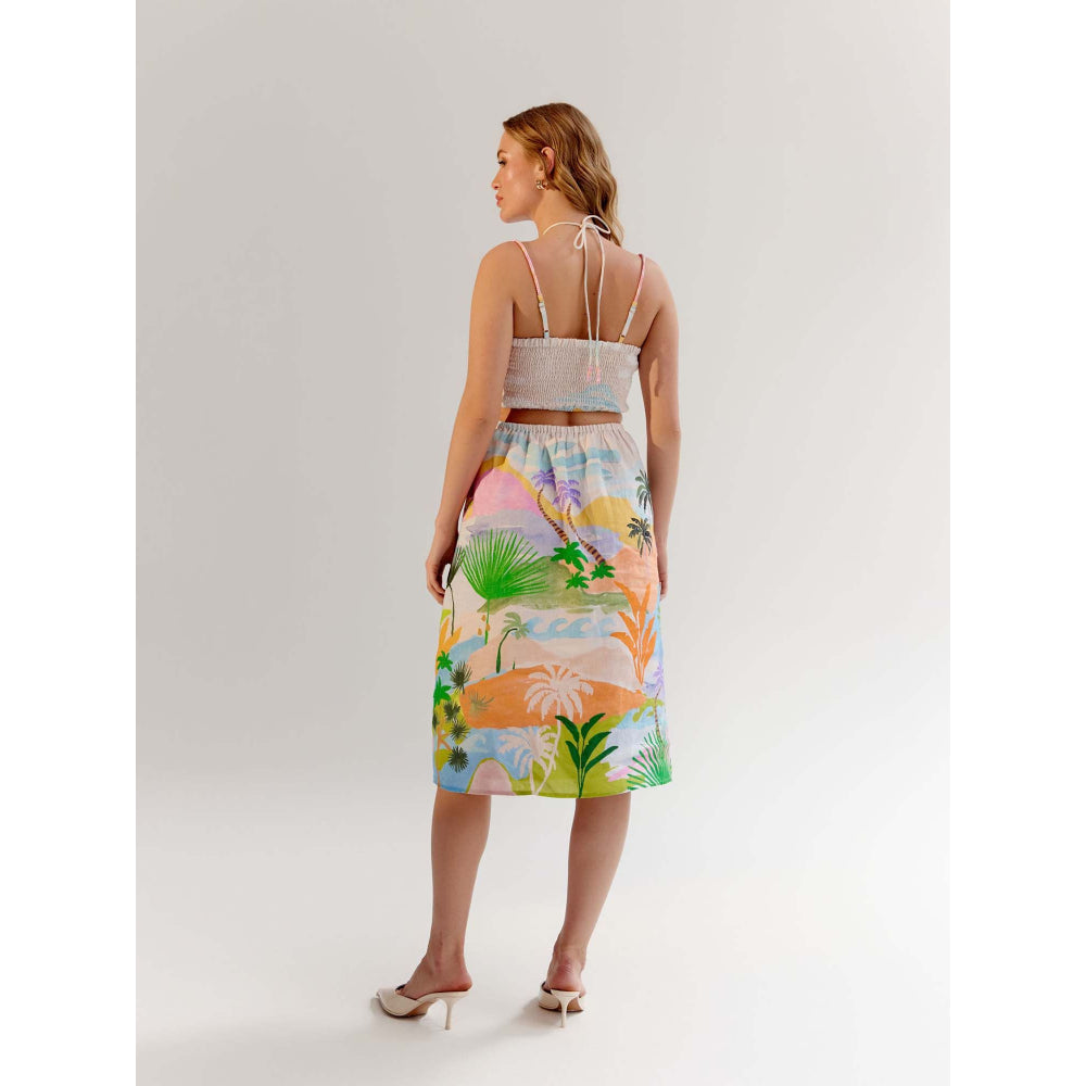 NOIB Ariel Midi Dress - By The Sea