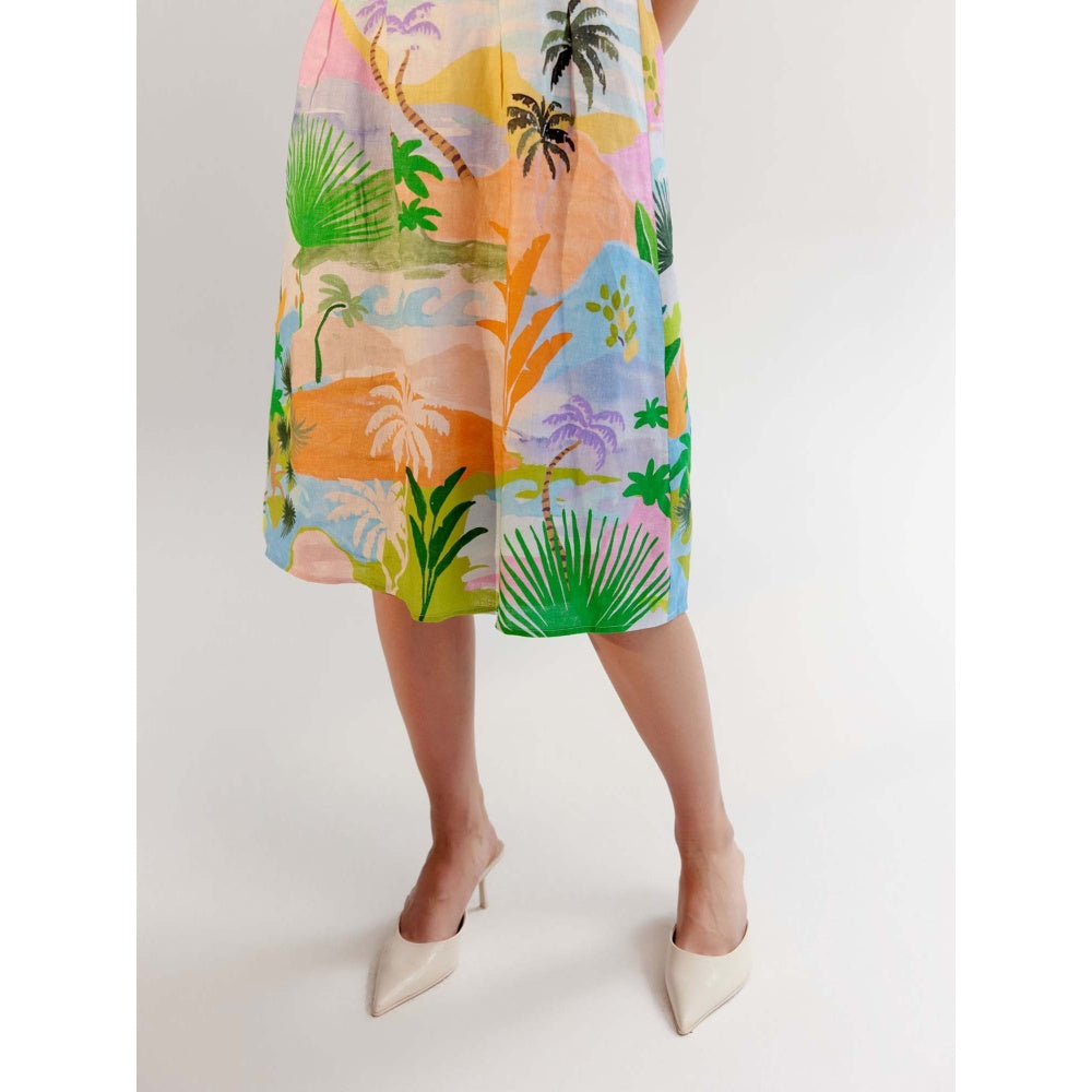 NOIB Ariel Midi Dress - By The Sea