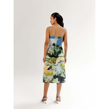 NOIB Valentina Midi Dress - Forest