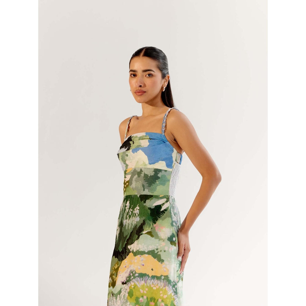 NOIB Valentina Midi Dress - Forest