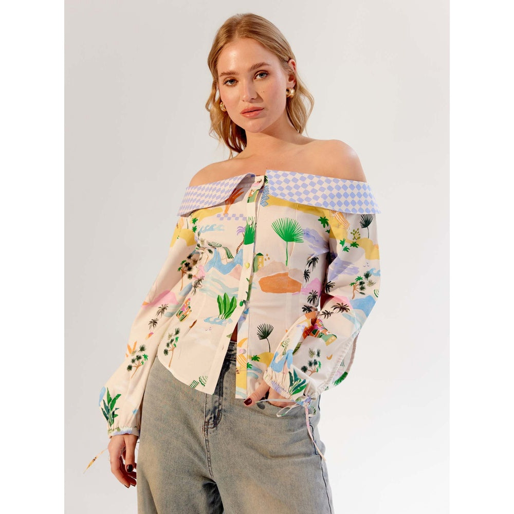 NOIB Multi-Color Shirt - By The Sea