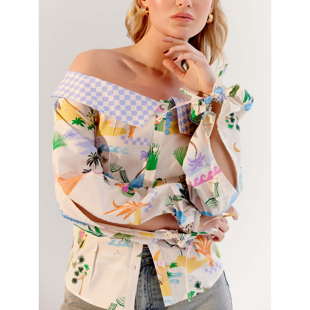 NOIB Multi-Color Shirt - By The Sea