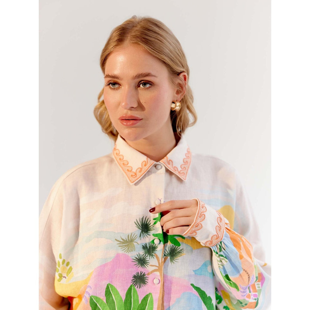 NOIB Fleur Shirt - By The Sea